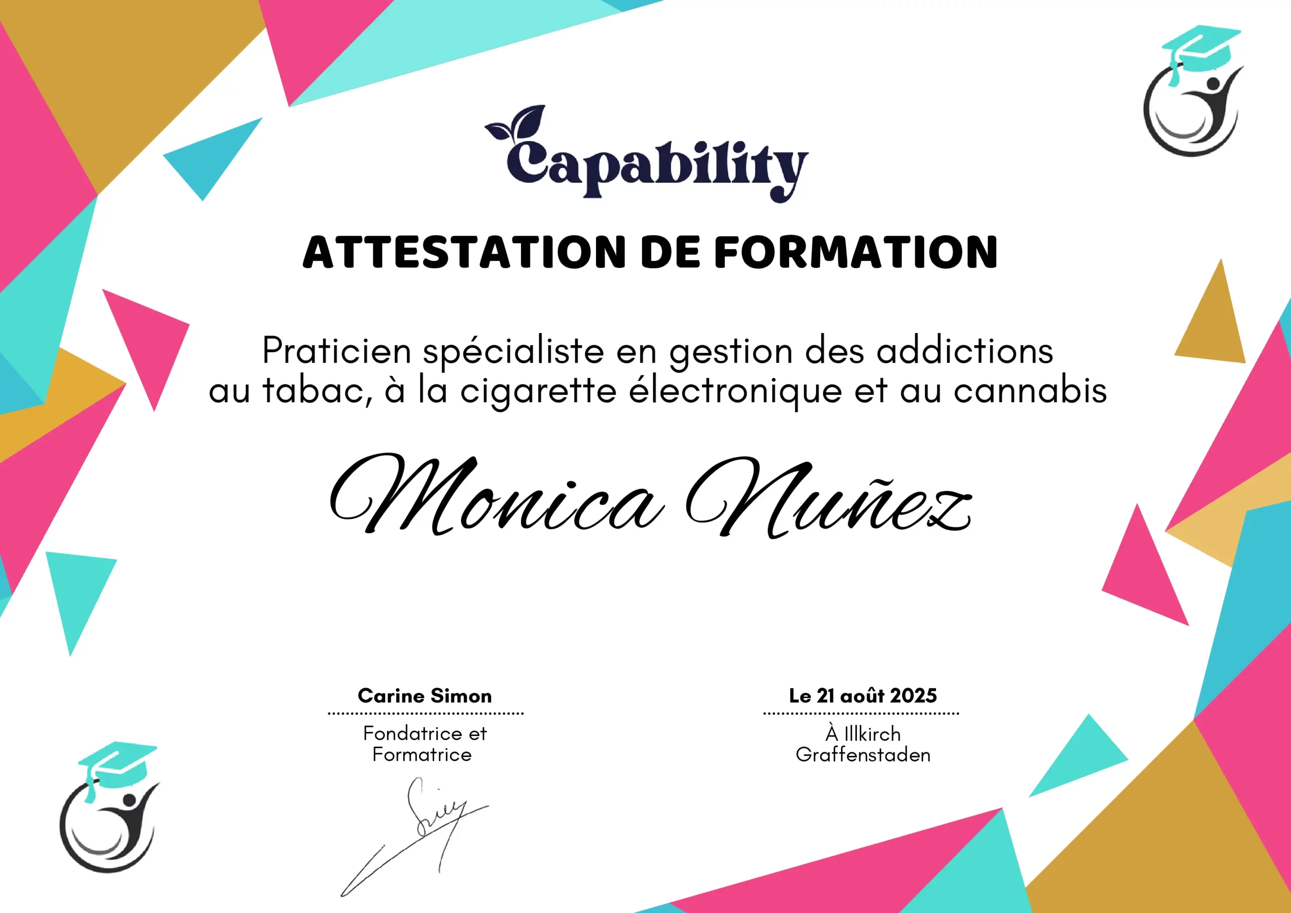 À Propos monica nuñez attestation pack tabac
